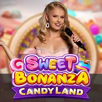 Sweet Bonanza CandyLand logo – Live Dealer by Pragmatic Play at 1Redbet