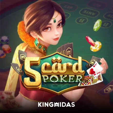 5 Card Poker slot visual from King Midas available on 1redbetmexico.casino