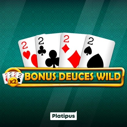 Table Games logo of Bonus Deuces Wild from Platipus at 1Redbet