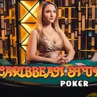 Caribbean Stud Poker game by Evolution – logo hosted on 1Redbet