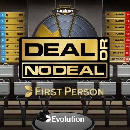 Enjoy First Person Deal or No Deal by Evolution – logo hosted on 1redbetmexico.casino