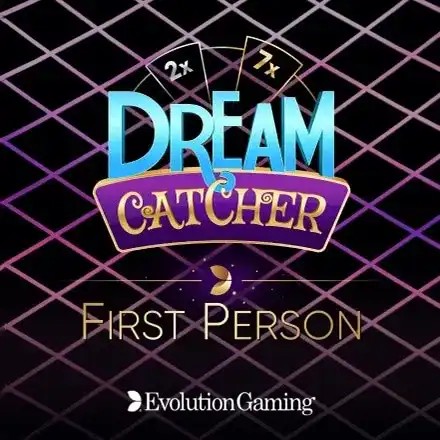 First Person Dream Catcher casino game by Evolution – featured logo at 1Redbet