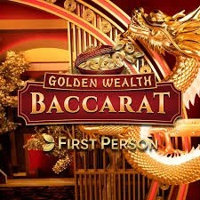 Golden Wealth Baccarat logo by Evolution at 1Redbet