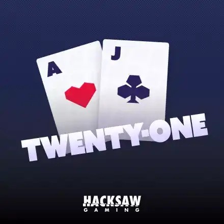 Twenty-One game by Hacksaw Gaming – logo hosted on 1Redbet